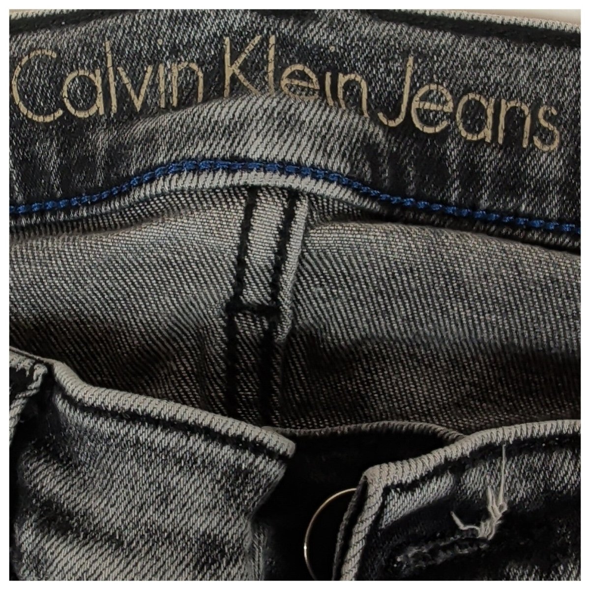 Calvin Klein Jeans Sugar Hill Women's Grey Jeans W29 L32 Mid Rise Slim Denim by Calvin Klein – | RewearableUK