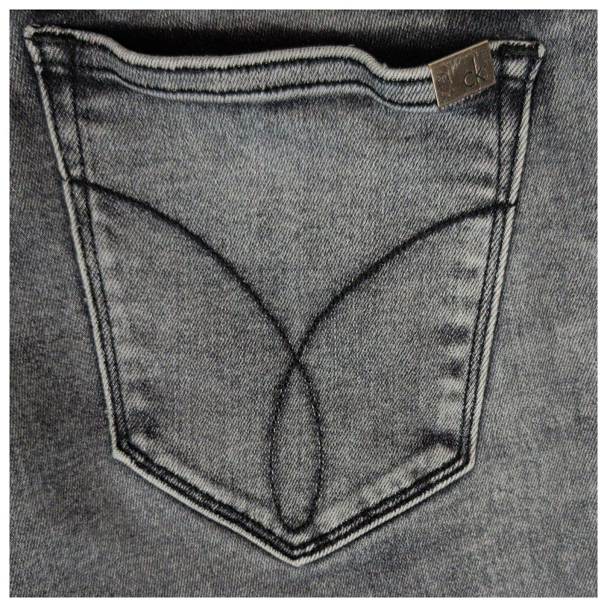 Calvin Klein Jeans Sugar Hill Women's Grey Jeans W29 L32 Mid Rise Slim Denim by Calvin Klein – | RewearableUK