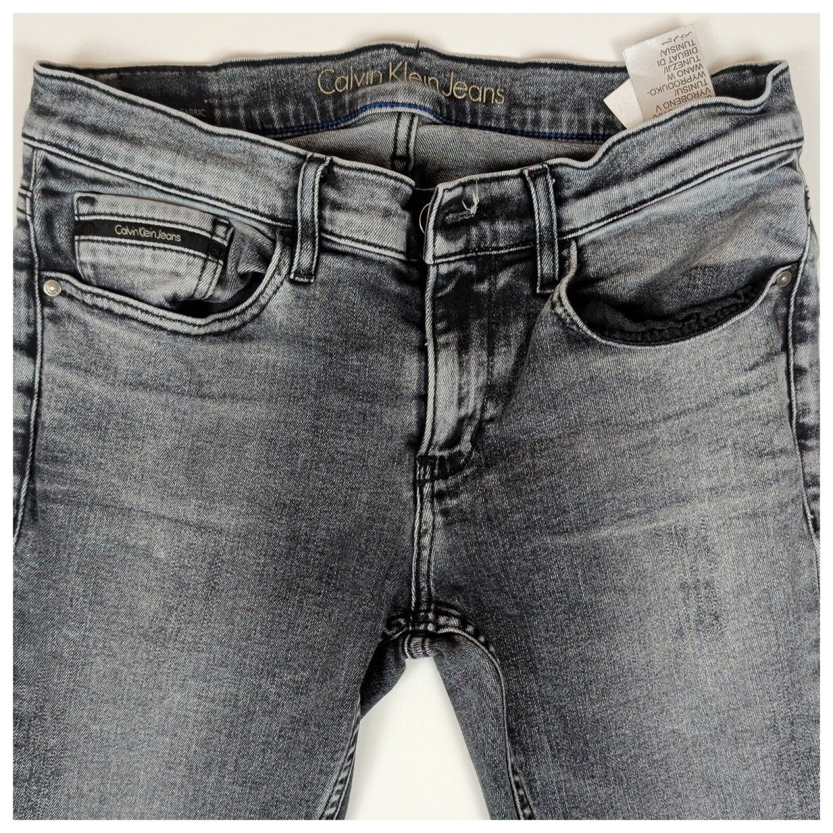 Calvin Klein Jeans Sugar Hill Women's Grey Jeans W29 L32 Mid Rise Slim Denim by Calvin Klein – | RewearableUK