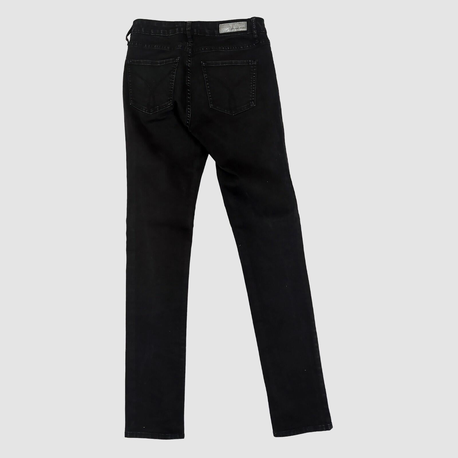 calvin klein jeans ultimate skinny womens black denim trousers size 4 casual by Calvin Klein – JEANS | RewearableUK