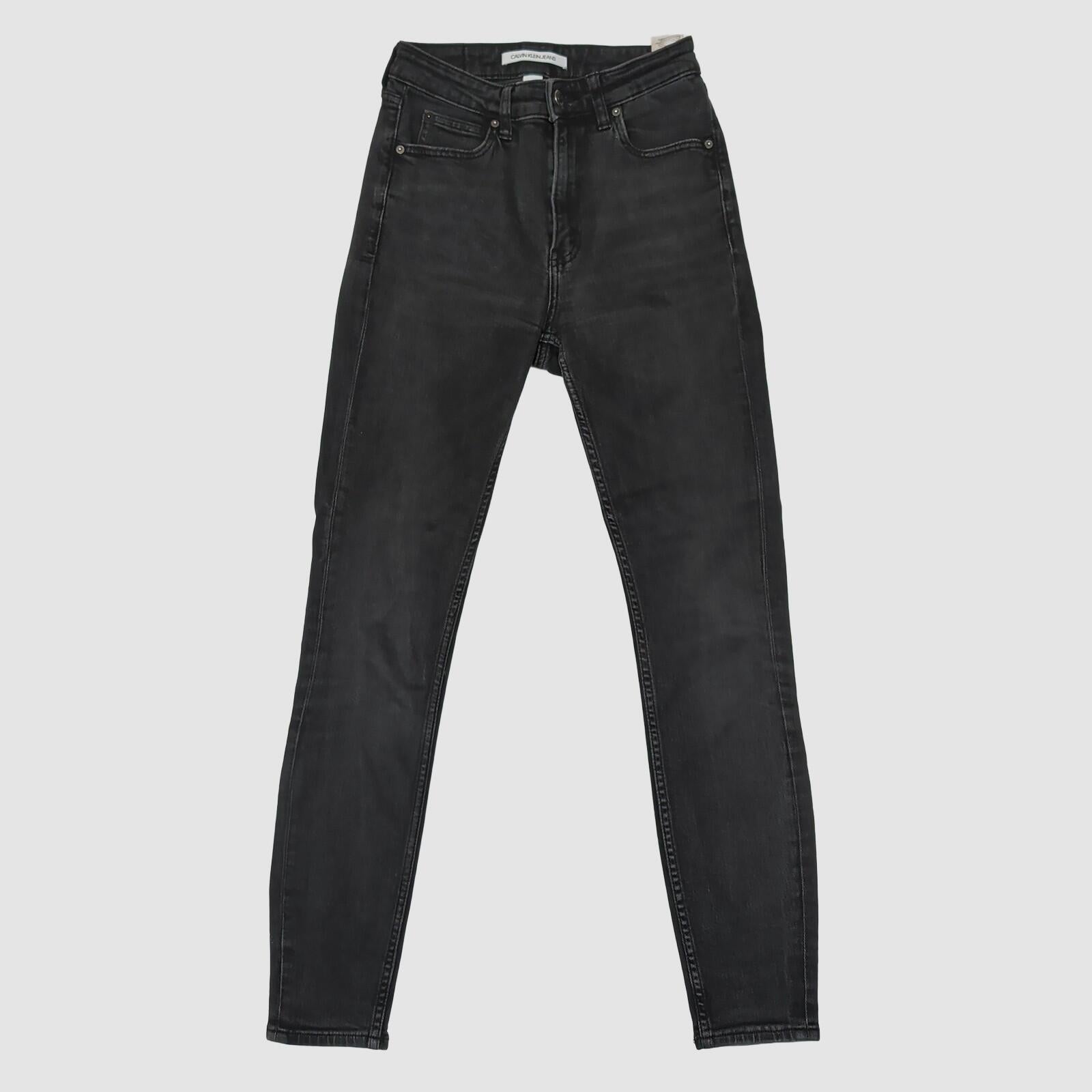 Calvin Klein Jeans Women Black Skinny Jeans W26 L30 Washed Denim by Calvin Klein – JEANS | RewearableUK