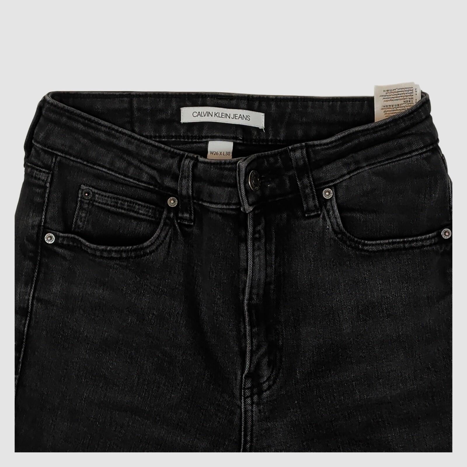 Calvin Klein Jeans Women Black Skinny Jeans W26 L30 Washed Denim by Calvin Klein – JEANS | RewearableUK