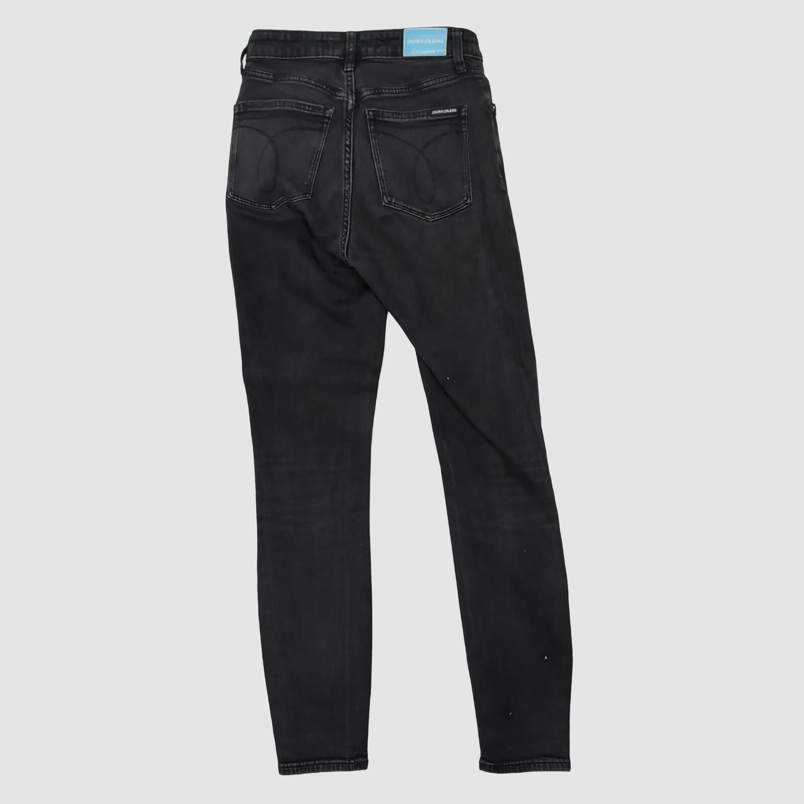 Calvin Klein Jeans Women Black Skinny Jeans W26 L30 Washed Denim by Calvin Klein – JEANS | RewearableUK