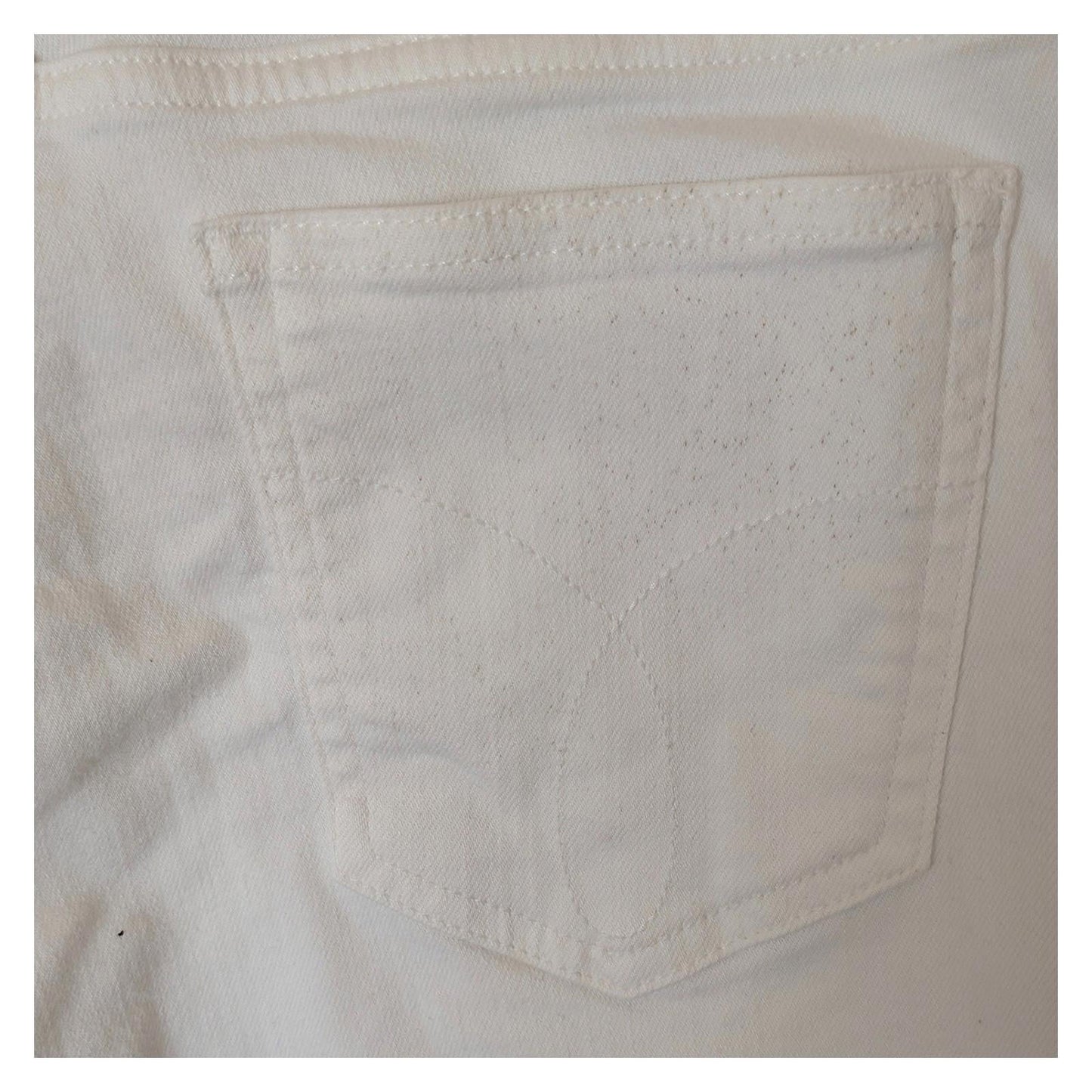 calvin klein jeans women size w26 l30 white skinny ankle mid rise trousers by Calvin Klein – | RewearableUK