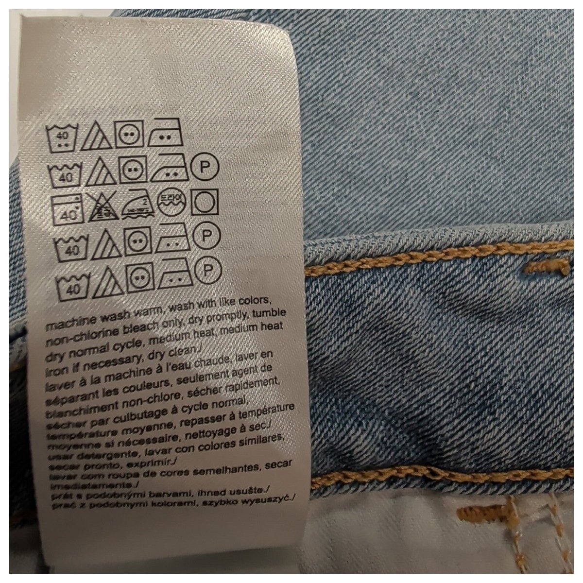 Calvin Klein Jeans Women W32 Light Blue Ankle Skinny Distressed Denim – product photo 7 | RewearableUK