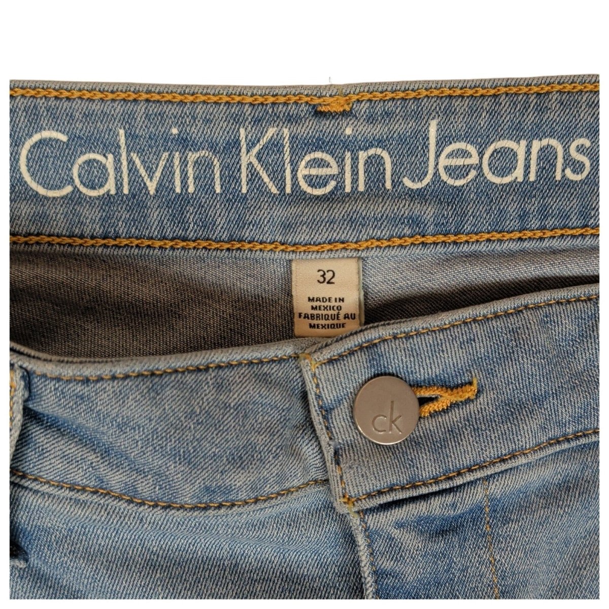 Calvin Klein Jeans Women W32 Light Blue Ankle Skinny Distressed Denim – product photo 3 | RewearableUK