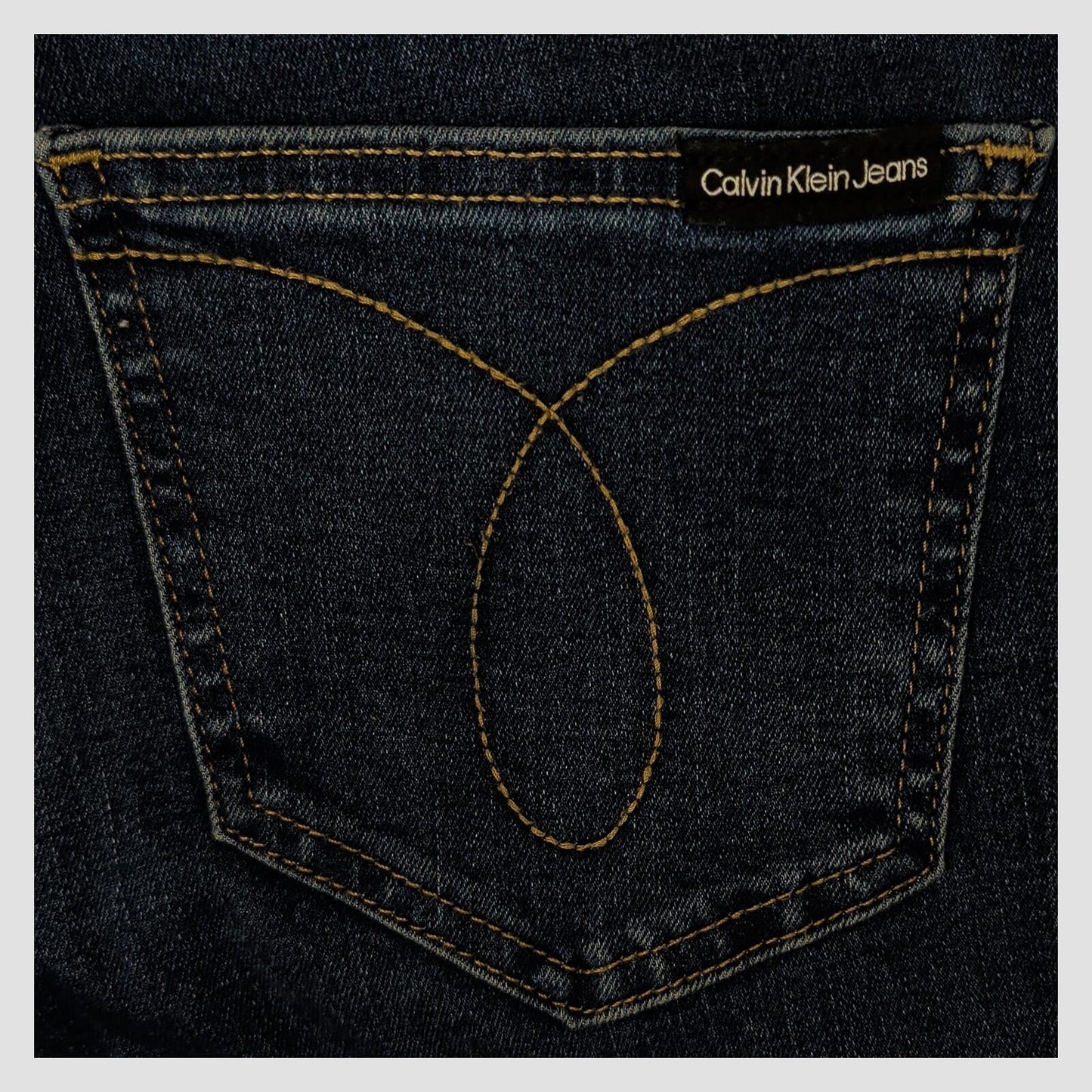 Calvin Klein Jeans Womens Blue Skinny Stretch Denim 4 Slim Fit by Calvin Klein – JEANS | RewearableUK