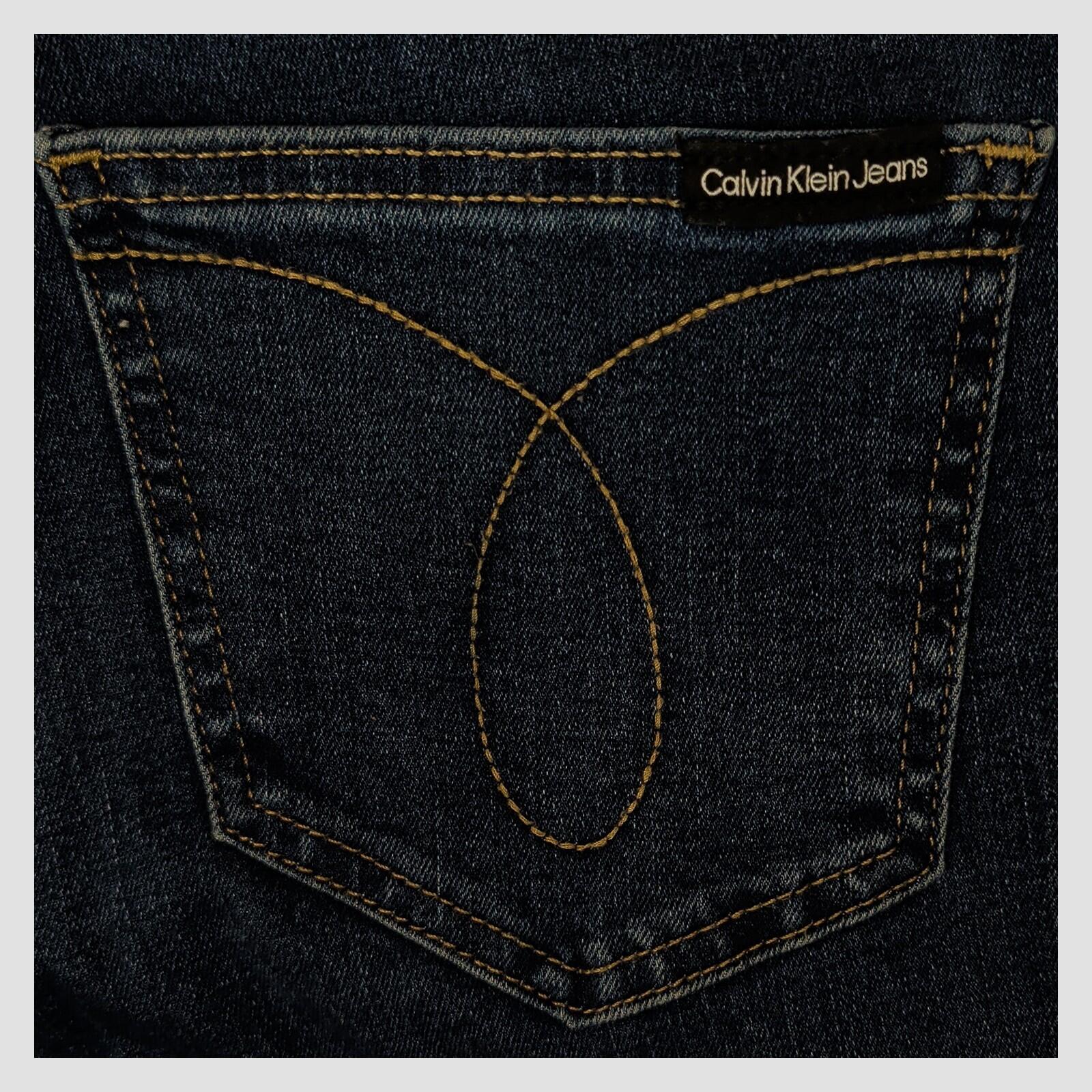 Calvin Klein Jeans Womens Blue Skinny Stretch Denim 4 Slim Fit by Calvin Klein – JEANS | RewearableUK