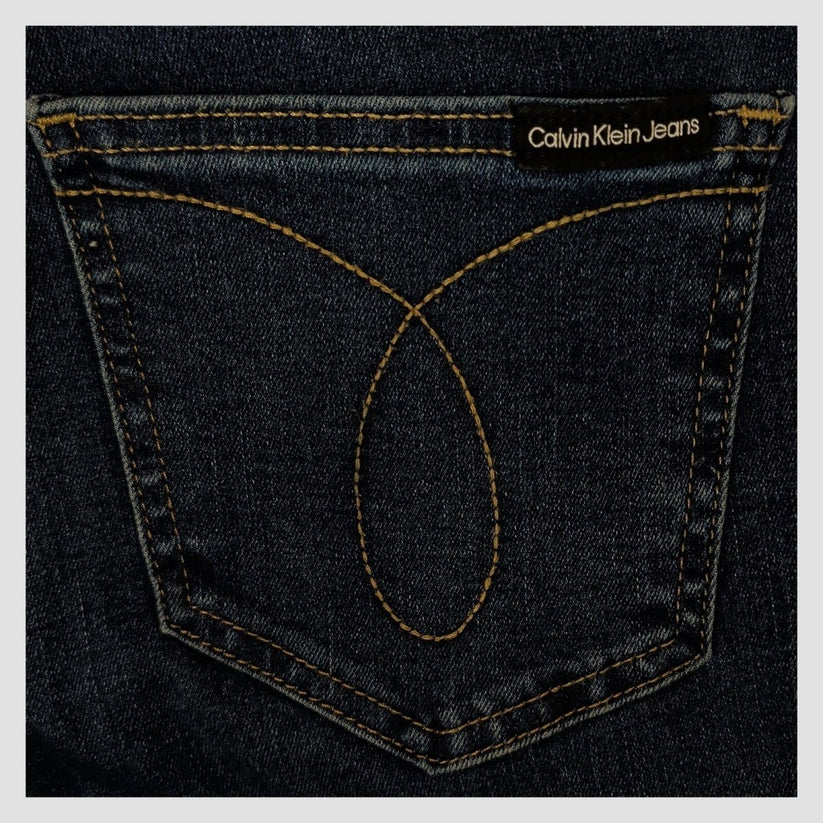 Calvin Klein Jeans Womens Blue Skinny Stretch Denim 4 Slim Fit by Calvin Klein – JEANS | RewearableUK