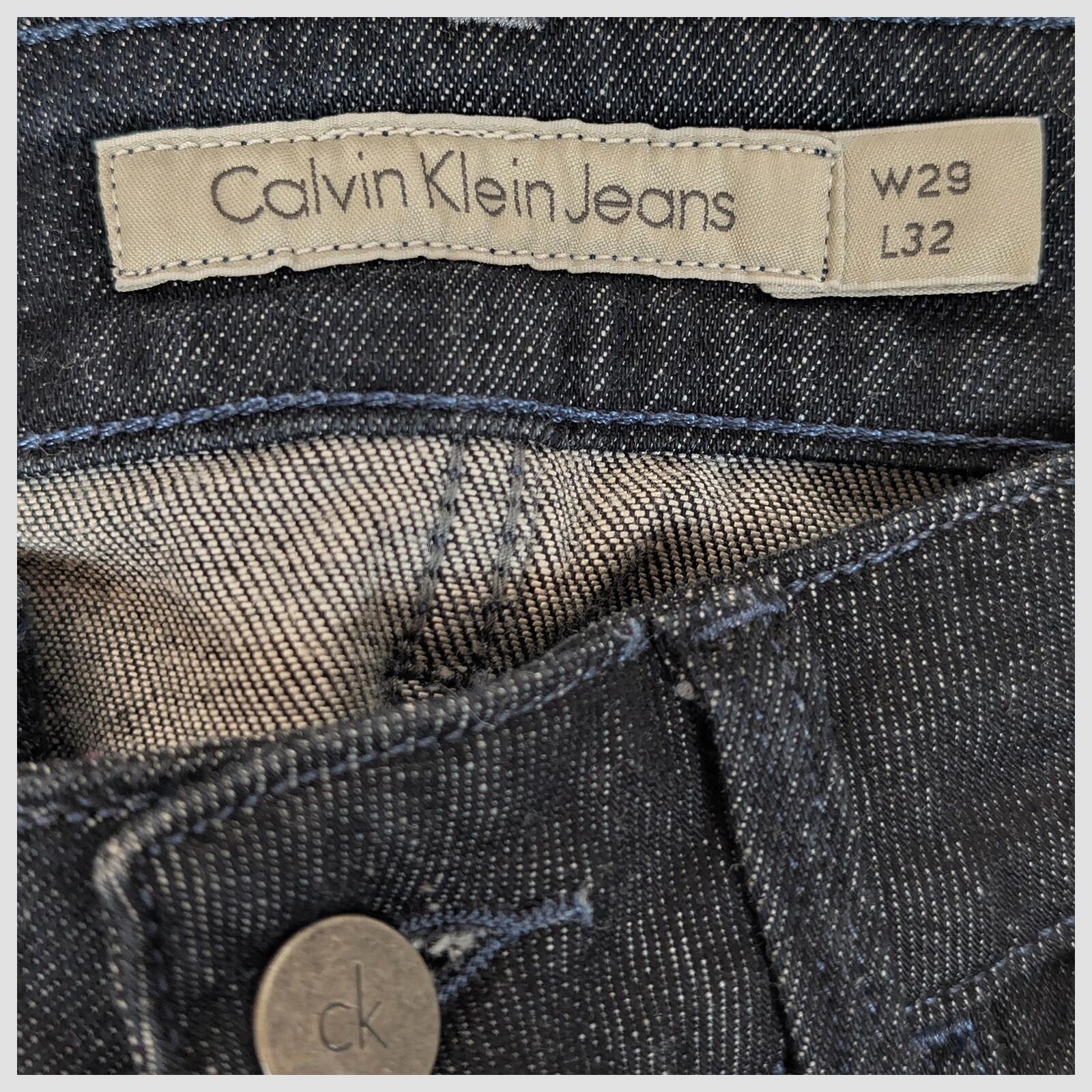 calvin klein jeans womens dark blue wash slim fit denim jeans size w29 l32 by Calvin Klein – | RewearableUK