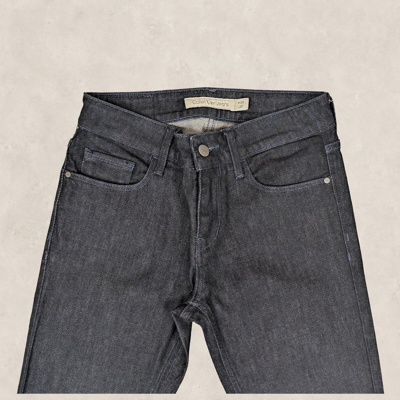 calvin klein jeans womens dark blue wash slim fit denim jeans size w29 l32 by Calvin Klein – | RewearableUK