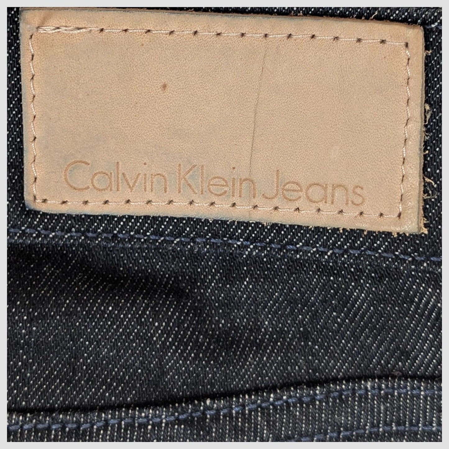 calvin klein jeans womens dark blue wash slim fit denim jeans size w29 l32 by Calvin Klein – | RewearableUK