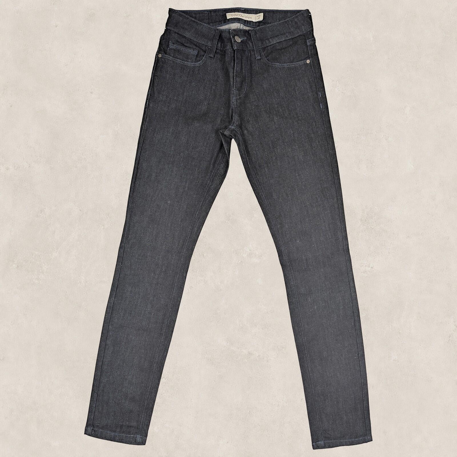 calvin klein jeans womens dark blue wash slim fit denim jeans size w29 l32 by Calvin Klein – | RewearableUK