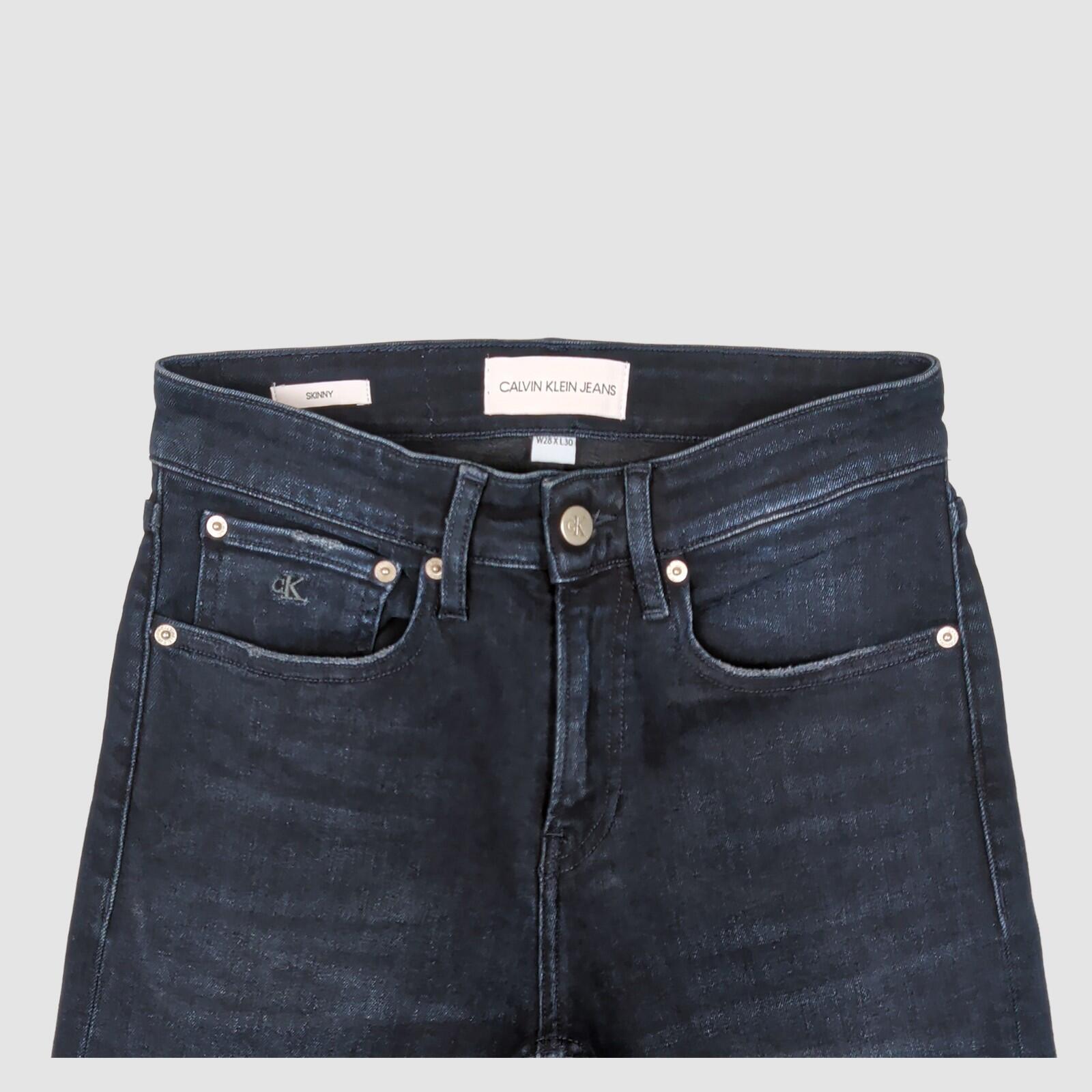 Calvin Klein Jeans Womens Skinny Fit Dark Wash Denim Trousers Size W28 L30 by Calvin Klein – | RewearableUK