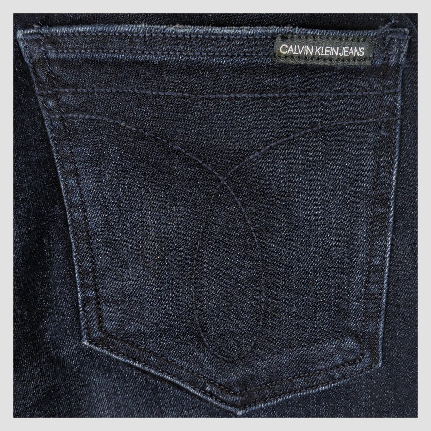 Calvin Klein Jeans Womens Skinny Fit Dark Wash Denim Trousers Size W28 L30 by Calvin Klein – | RewearableUK