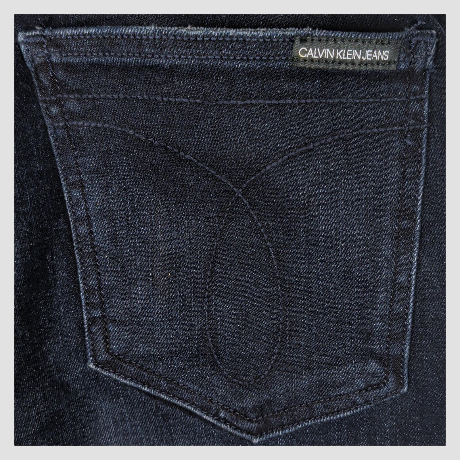 Calvin Klein Jeans Womens Skinny Fit Dark Wash Denim Trousers Size W28 L30 by Calvin Klein – | RewearableUK