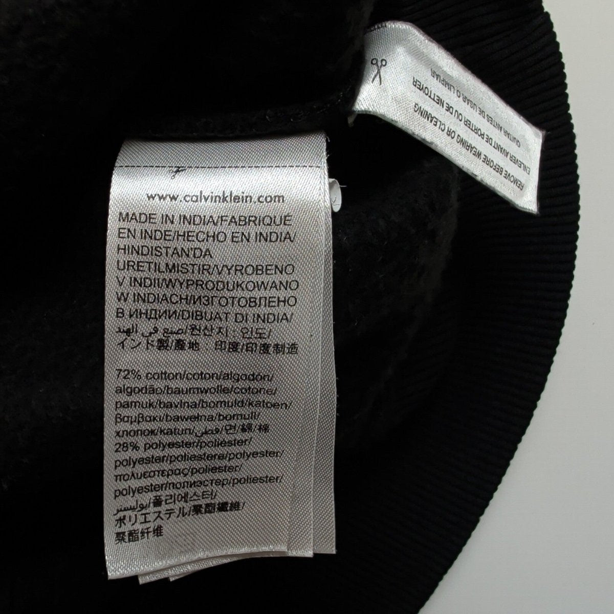 Calvin Klein Jeans Men's Zip Hoodie M Black – product photo 5 | RewearableUK