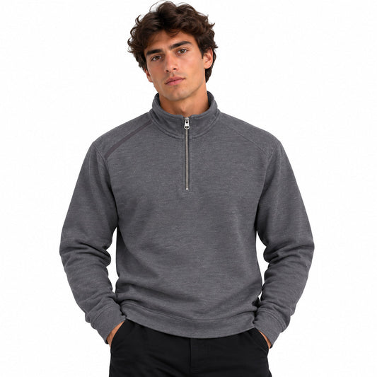 Calvin Klein Men's Half Zip Sweatshirt M Grey – Sweatshirt product photo 1 | RewearableUK