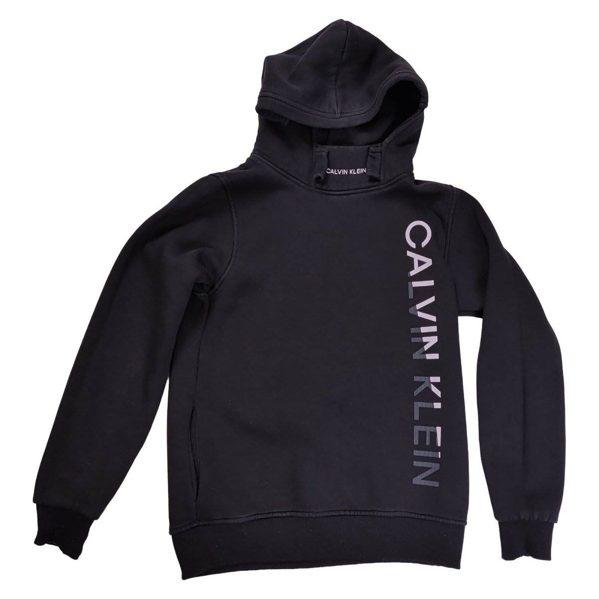 Calvin Klein Men's Hoodie Medium Black Logo Print – product photo 1 | RewearableUK
