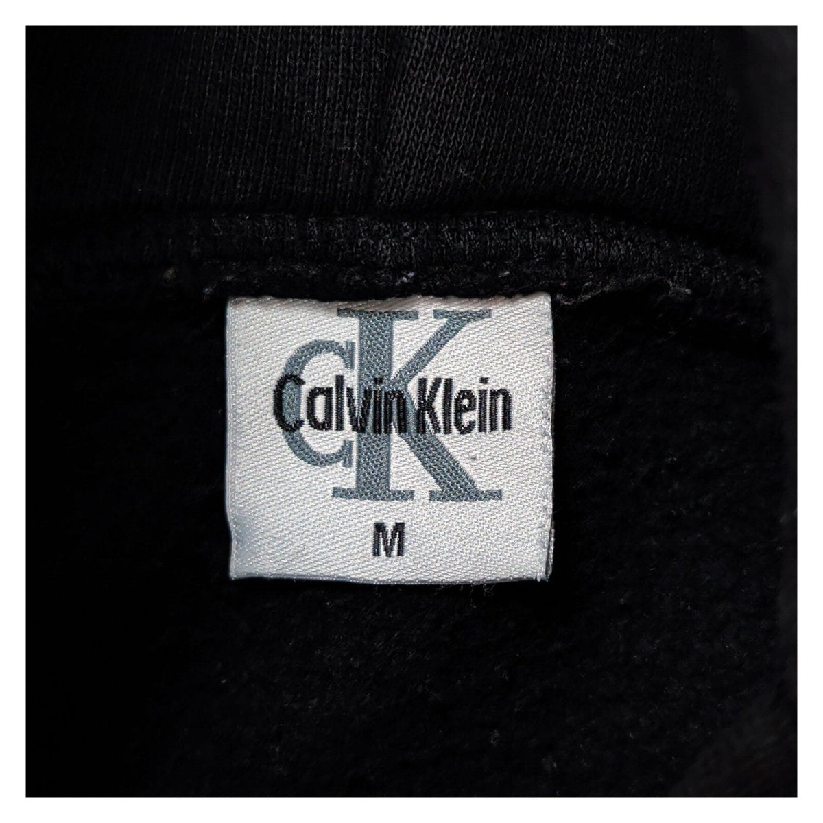Calvin Klein Men's Hoodie Medium Black Logo Print – product photo 5 | RewearableUK