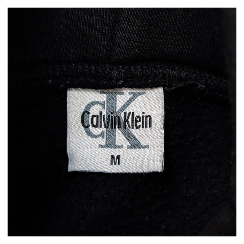 Calvin Klein Men's Hoodie Medium Black Logo Print – product photo 5 | RewearableUK