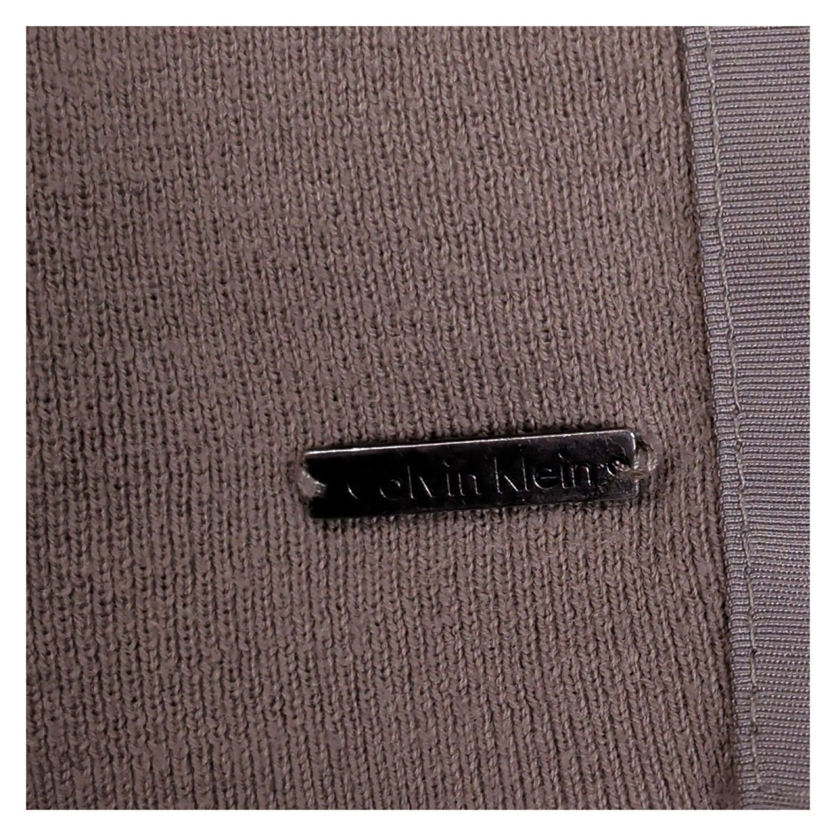 Calvin Klein Mens Jumper L Brown Cotton Polyester Panel Design – product photo 7 | RewearableUK