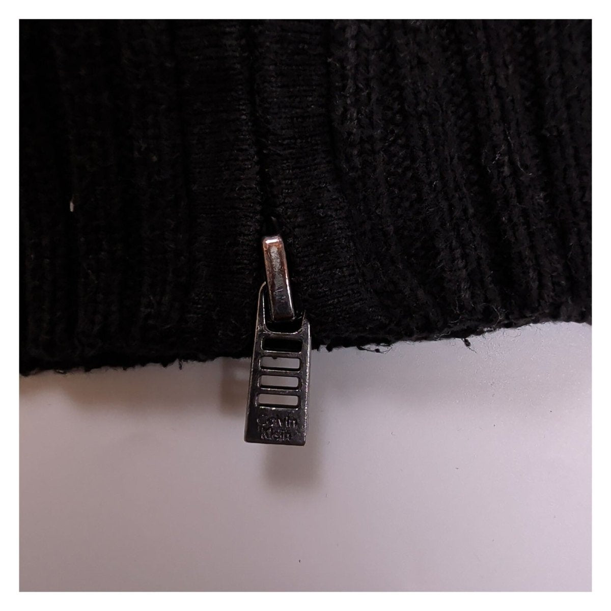 Calvin Klein Men's Jumper XL Black Full Zip Knitwear – product photo 9 | RewearableUK