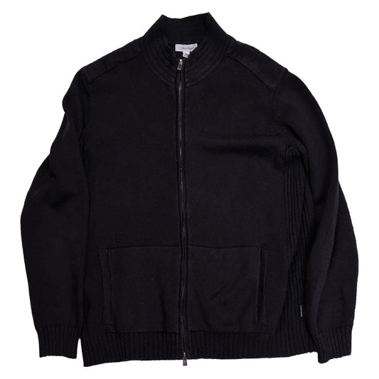Calvin Klein Men's Jumper XL Black Full Zip Knitwear – product photo 1 | RewearableUK