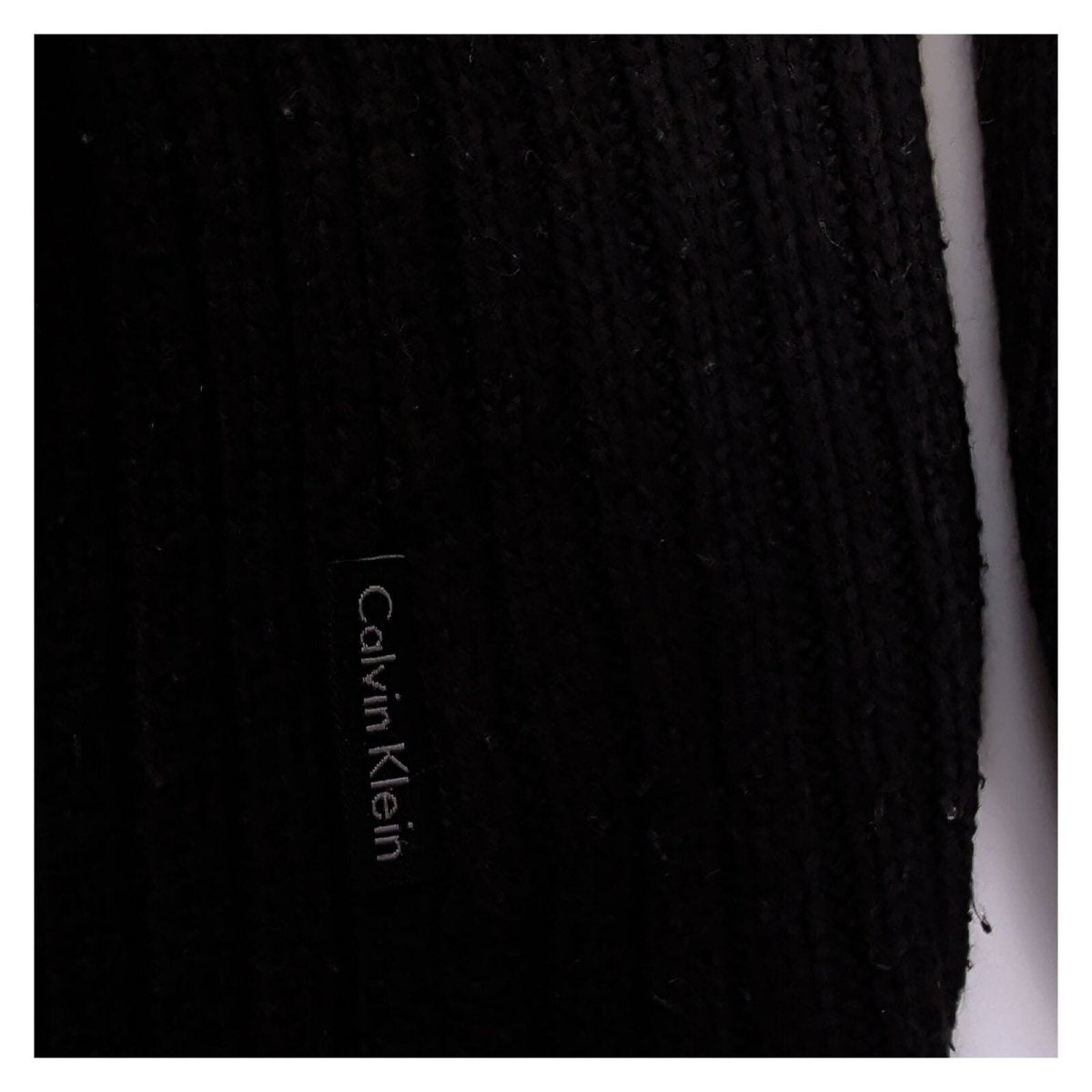 Calvin Klein Men's Jumper XL Black Full Zip Knitwear – product photo 7 | RewearableUK