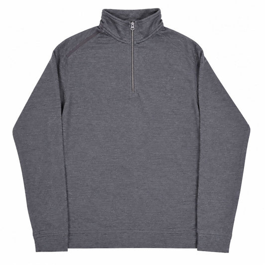 Calvin Klein Men's Sweatshirt Regular M Grey Half Zip 100% Cotton – product photo 1 | RewearableUK