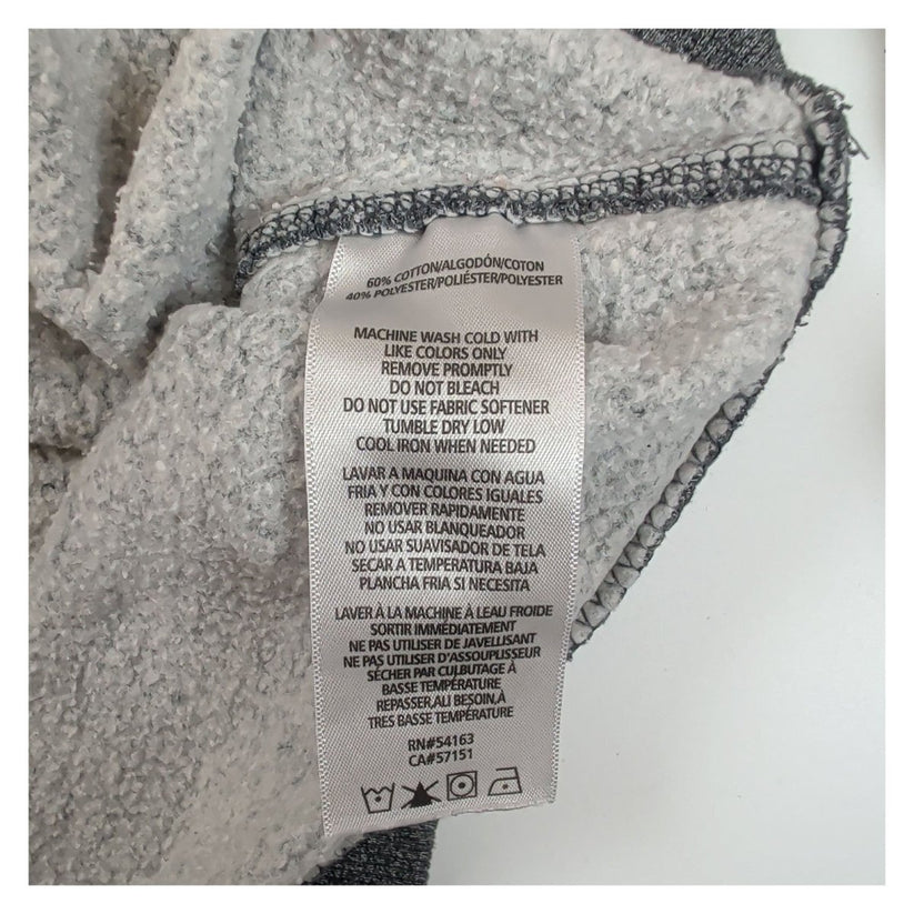 Calvin Klein Performance Grey Marl Pullover Hoodie Logo Sweatshirt Size M – product photo 6 | RewearableUK