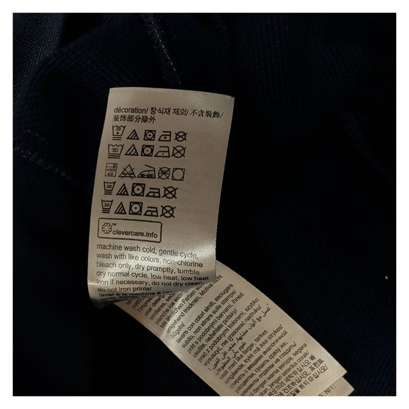 Calvin Klein Performance Navy Blue Half Zip Hoodie S Hooded Sweatshirt Logo – product photo 5 | RewearableUK
