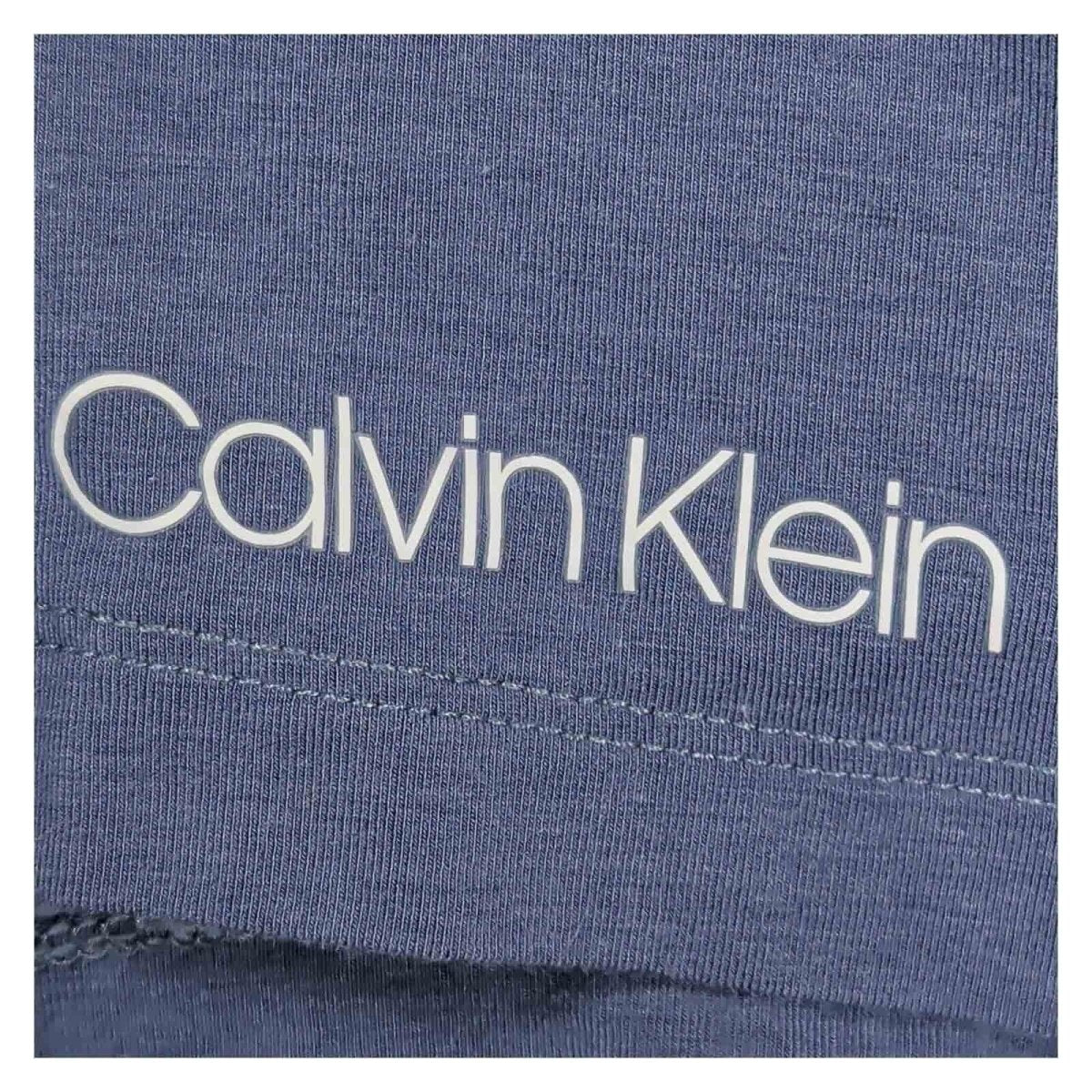Calvin Klein Sleepwear Top Women M Blue V Neck Short Sleeve Lounge T-Shirt – product photo 2 | RewearableUK