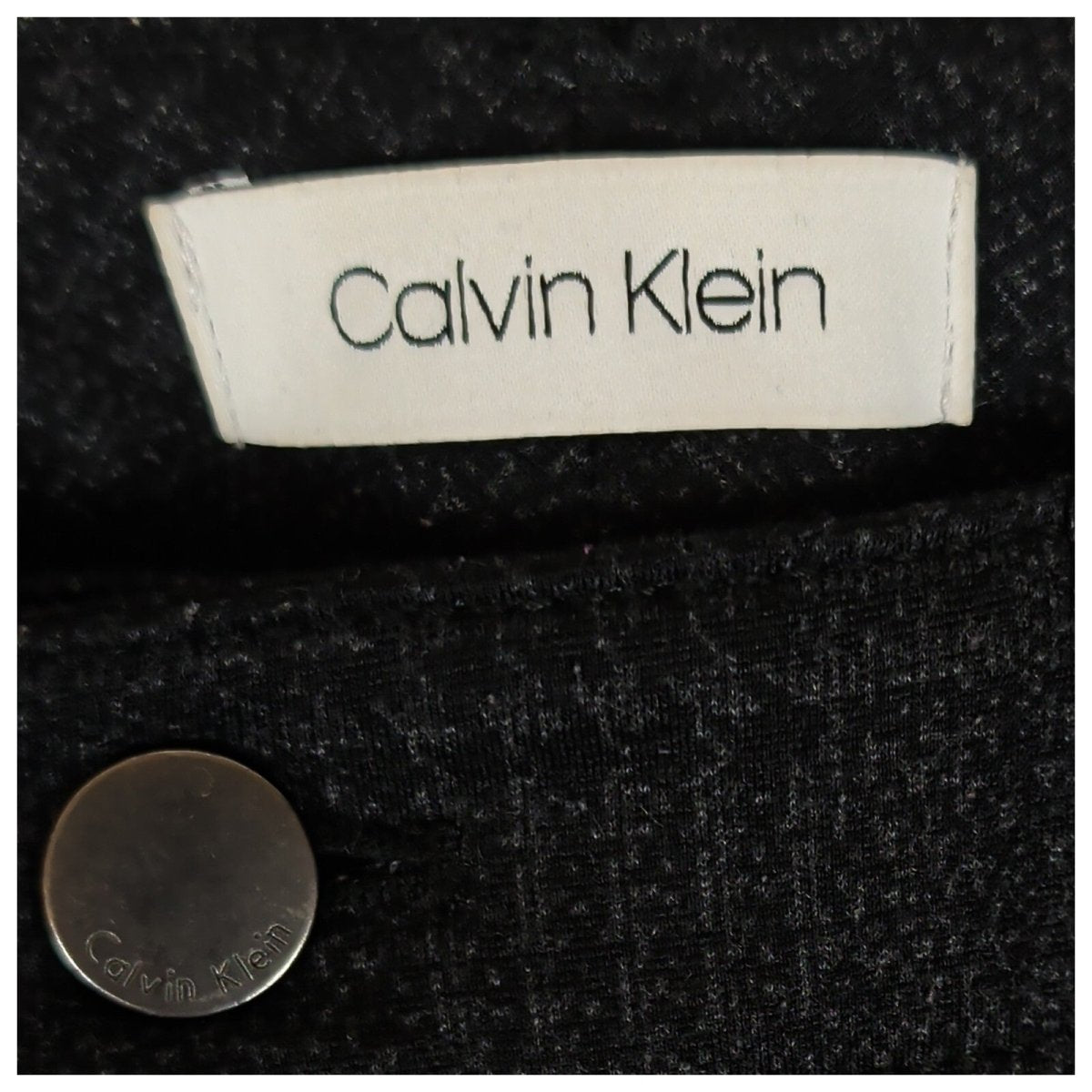 Calvin Klein Women's Black Patterned Skinny Trousers Size 2 Stretch Pants by Calvin Klein – | RewearableUK