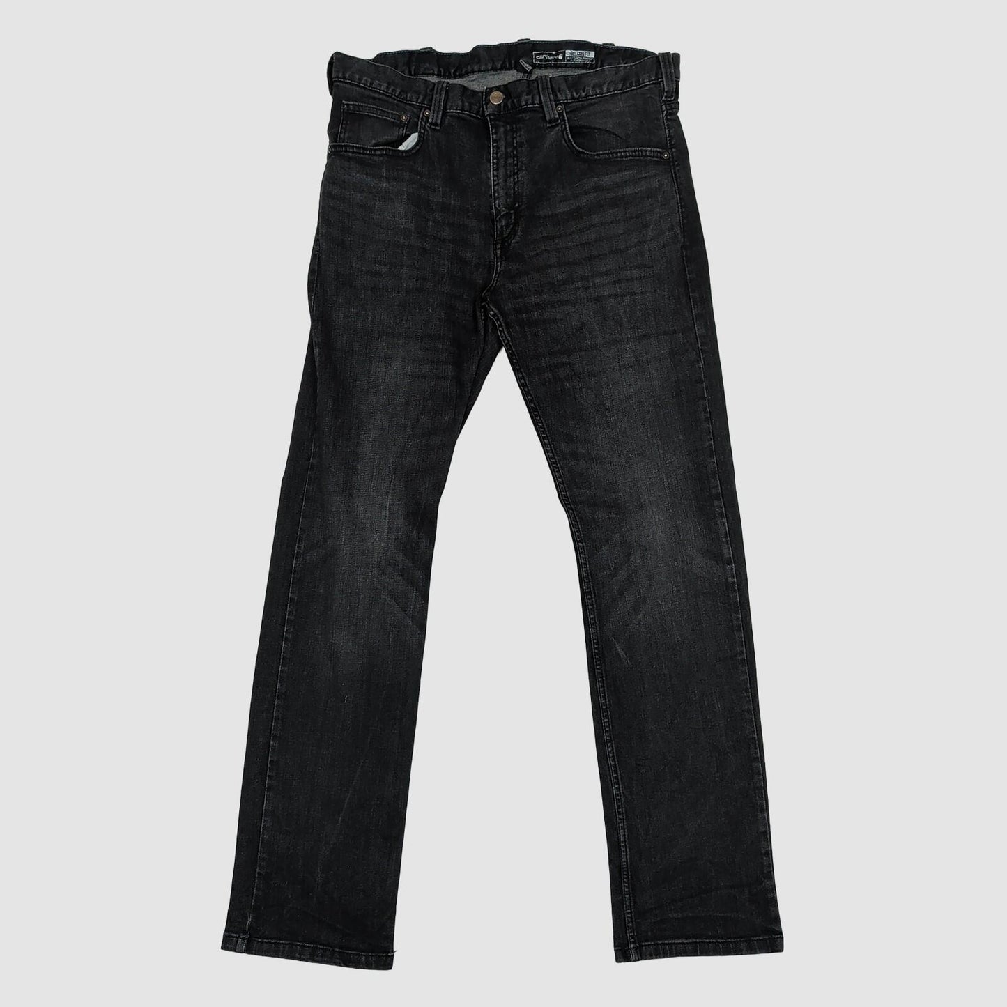 carhartt bd2804 - m rugged flex relaxed fit black denim jeans mens size 36x32 by Carhartt – JEANS | RewearableUK