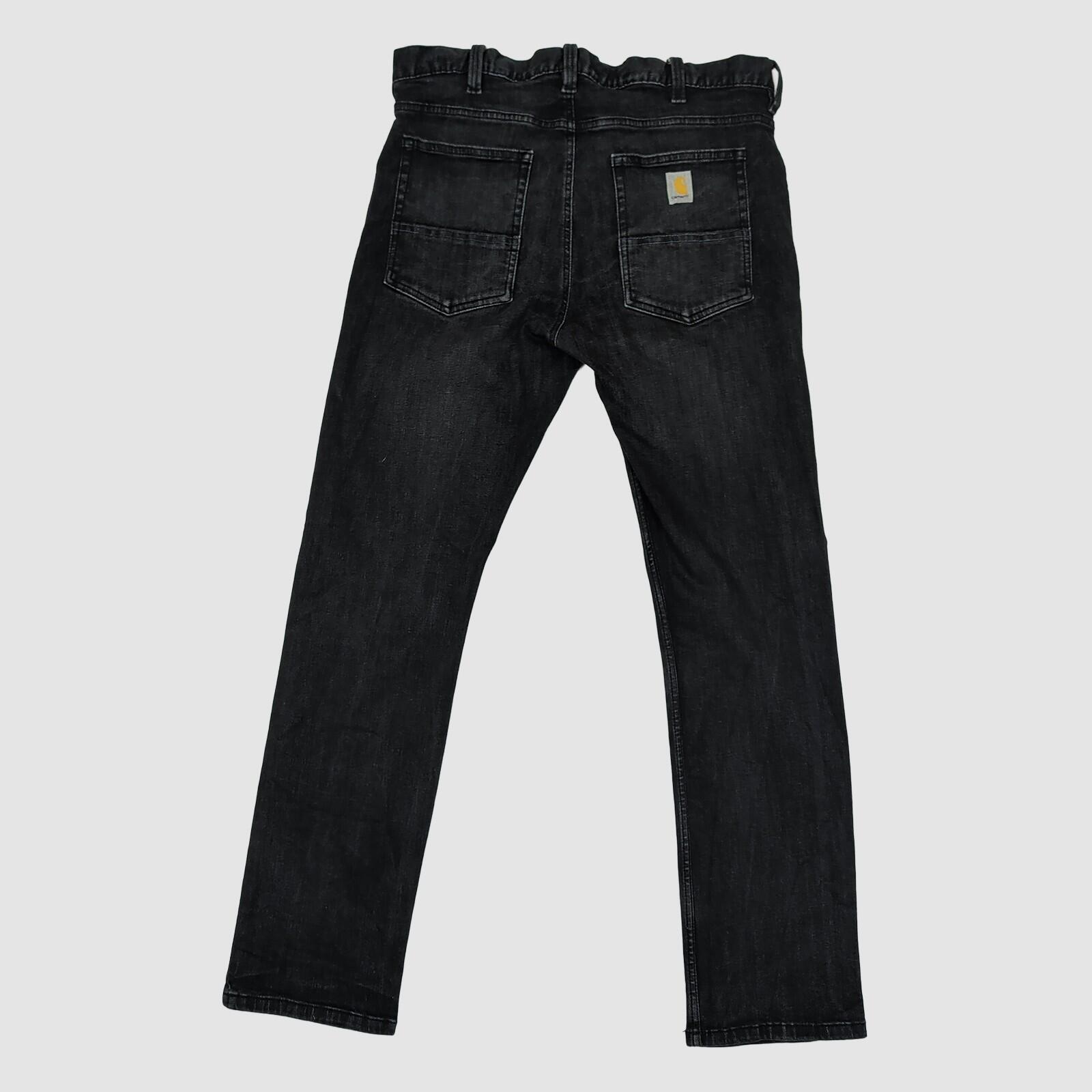 carhartt bd2804 - m rugged flex relaxed fit black denim jeans mens size 36x32 by Carhartt – JEANS | RewearableUK