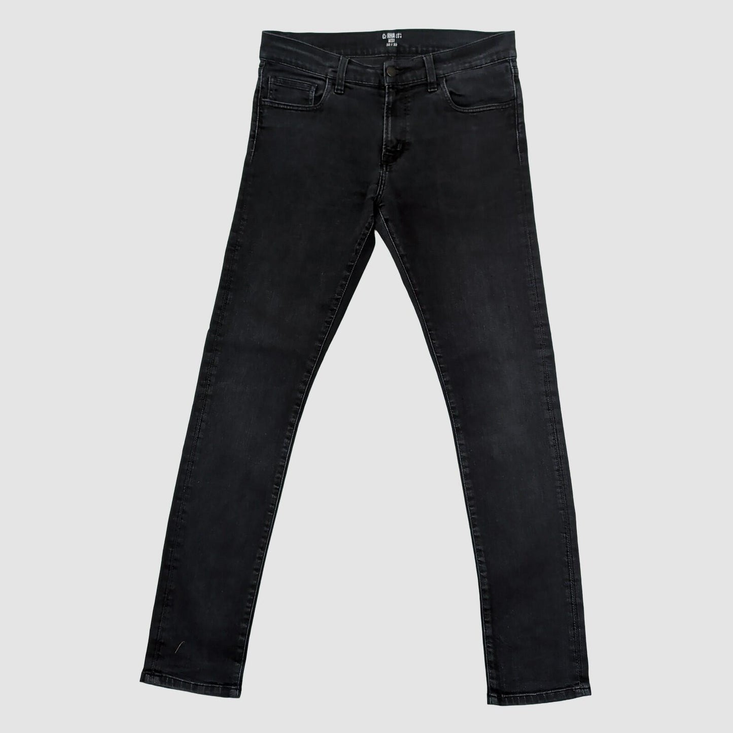 carhartt wip rebel pant black faded denim jeans size 32 x 32 mens slim fit pants by Carhartt – JEANS | RewearableUK