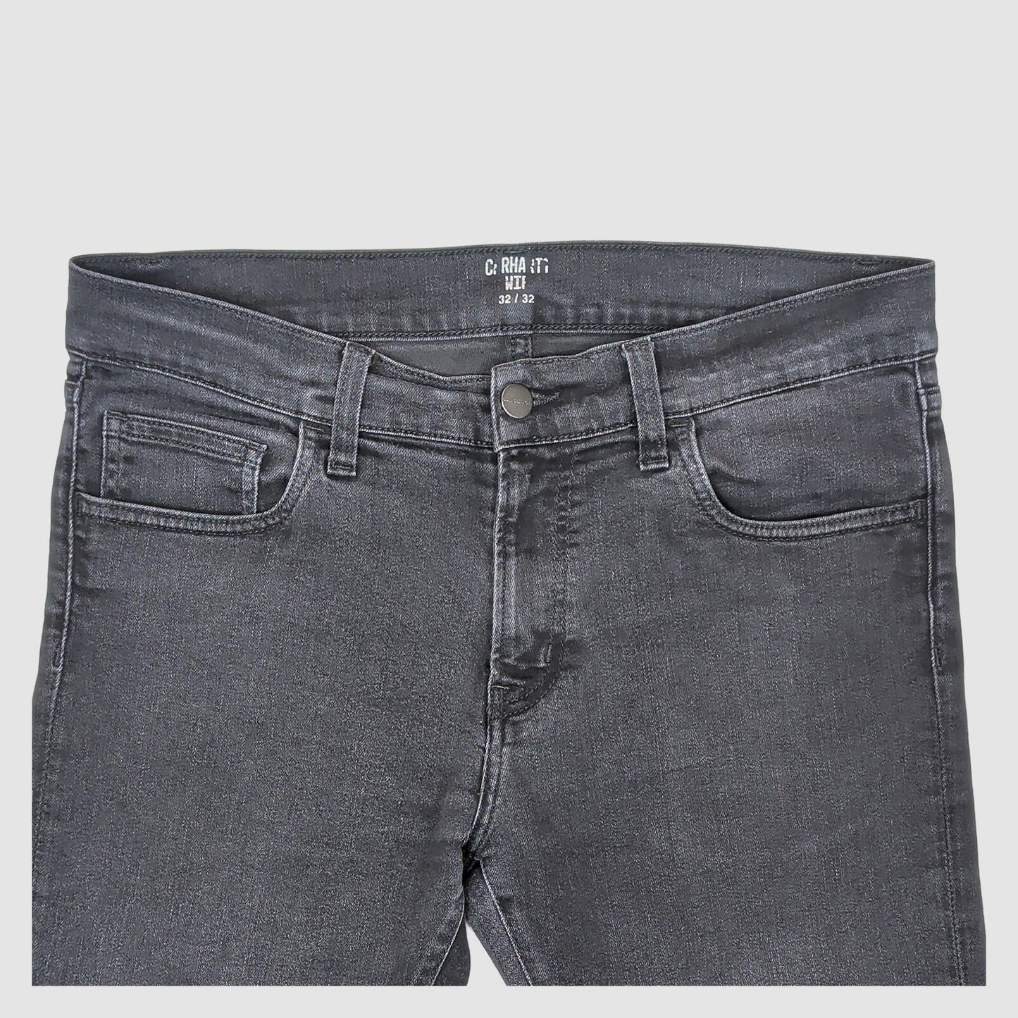 carhartt wip rebel pant black faded denim jeans size 32 x 32 mens slim fit pants by Carhartt – JEANS | RewearableUK
