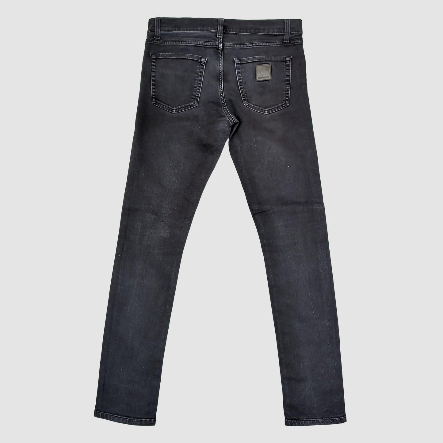 carhartt wip rebel pant black faded denim jeans size 32 x 32 mens slim fit pants by Carhartt – JEANS | RewearableUK