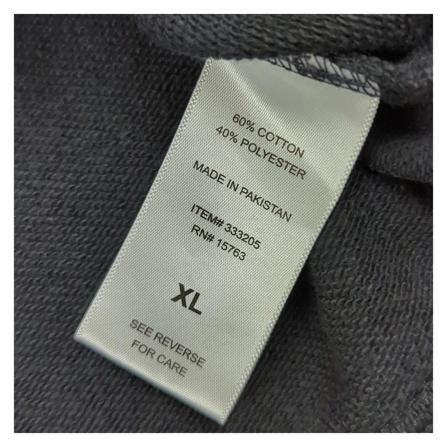 Champion Champion Black Cotton Sweatshirt Men’s XL Regular Fit Jumper SWDSW16 Sweater & Hoodie RewearableUK