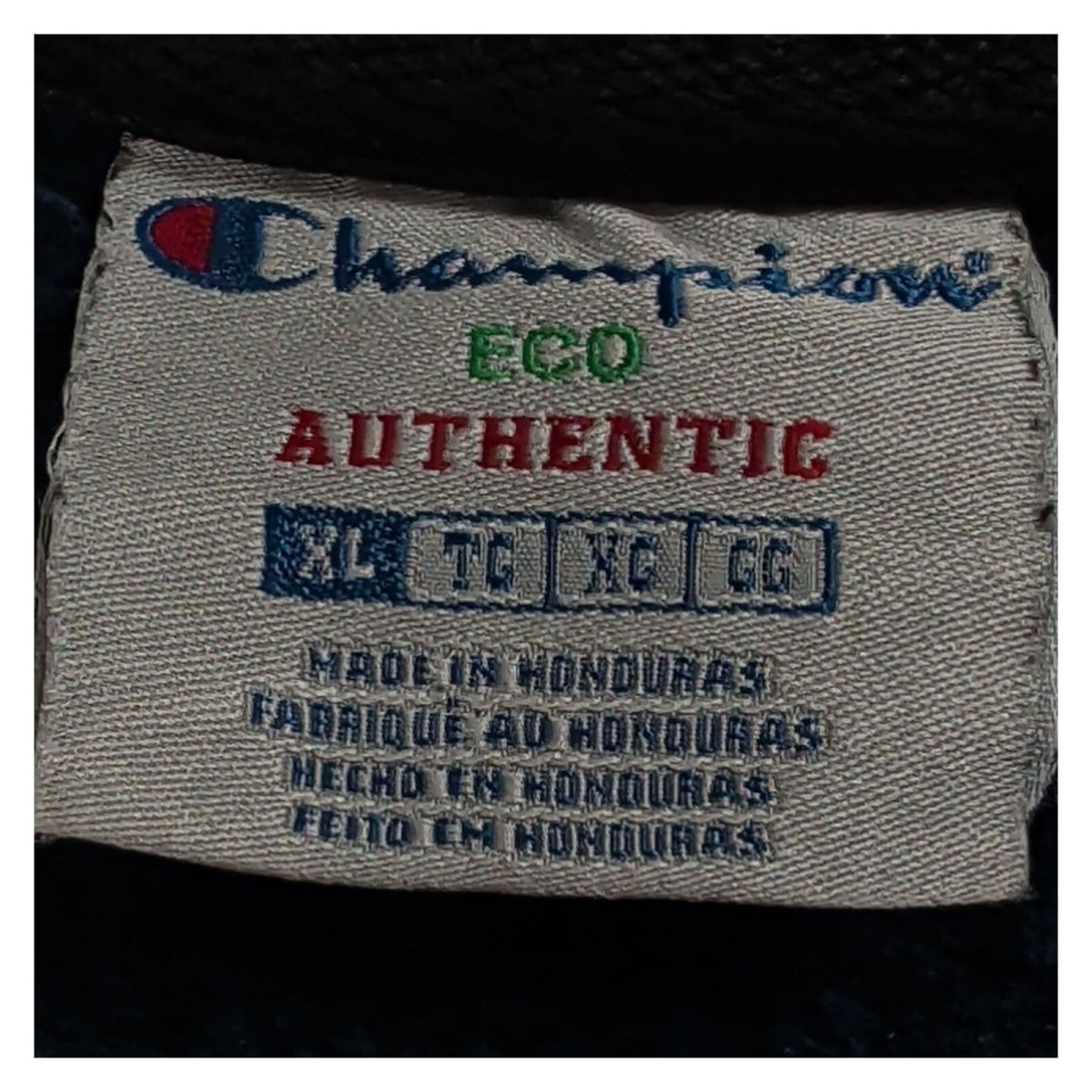 Champion Black Crewneck Sweatshirt Embroidered C Logo Pullover Size XL – product photo 2 | RewearableUK