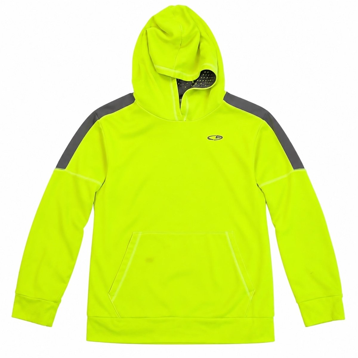 Champion Boys Hoodie L/G 12-14 Neon Yellow Polyester Sport Casual – product photo 1 | RewearableUK