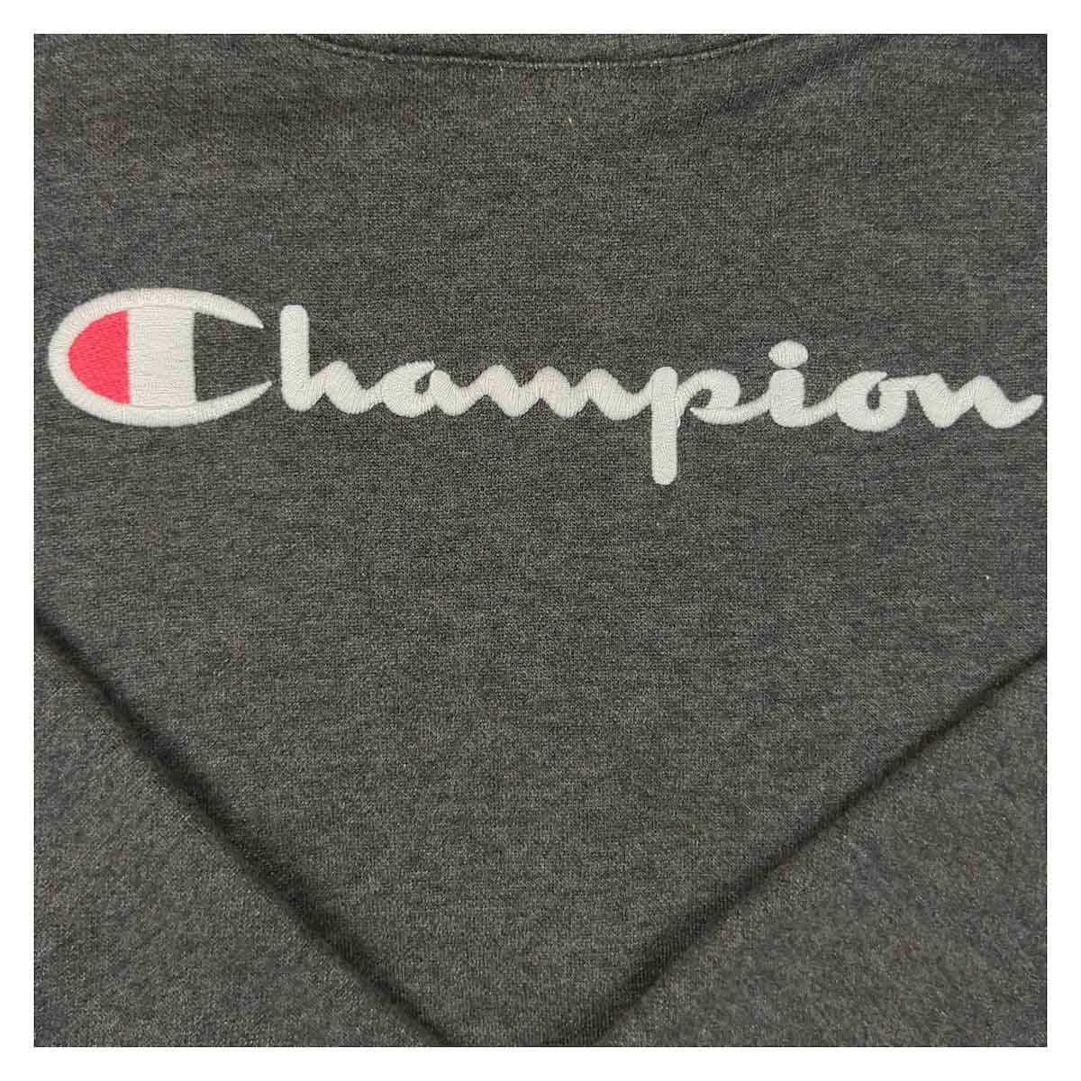 Champion Men’s Grey Hoodie Size M Regular Fit Cotton-Poly Hooded Sweatshirt by Champion – Sweater & Hoodie | RewearableUK