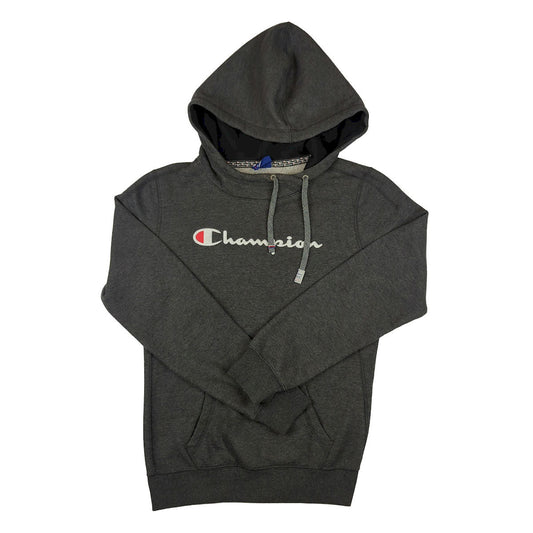 Champion Men’s Grey Hoodie Size M Regular Fit Cotton-Poly Hooded Sweatshirt by Champion – Sweater & Hoodie | RewearableUK