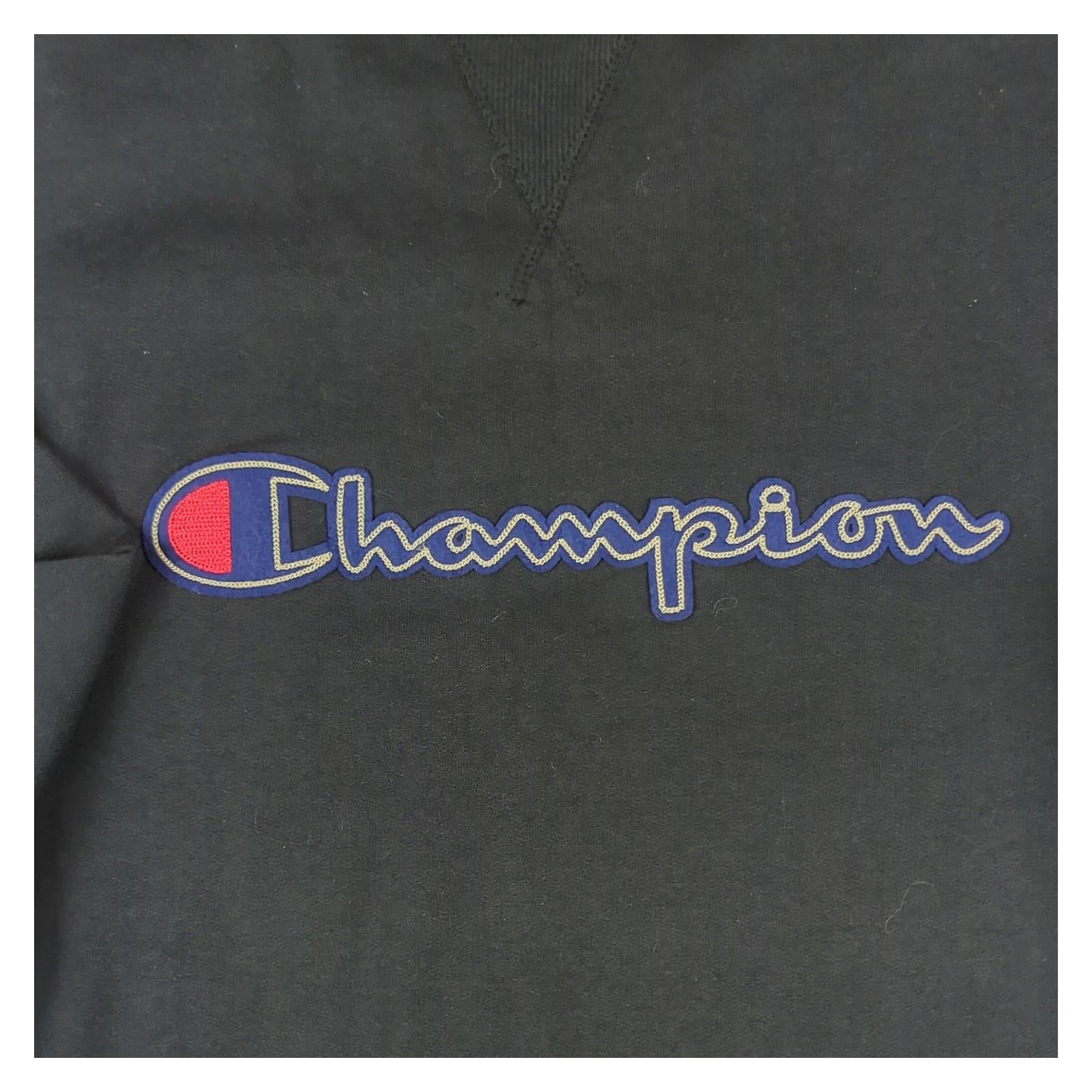 Champion Champion Mens Sweatshirt XL Blue Jumper Pullover Long Sleeve Cotton Vintage Top Sweater & Hoodie RewearableUK
