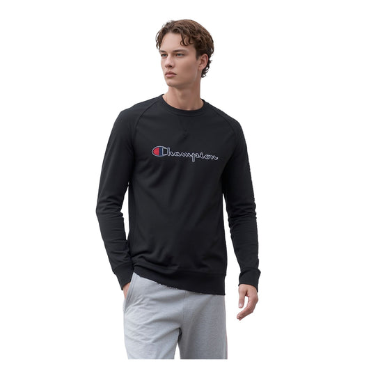 Champion Champion Mens Sweatshirt XL Blue Jumper Pullover Long Sleeve Cotton Vintage Top Sweater & Hoodie RewearableUK