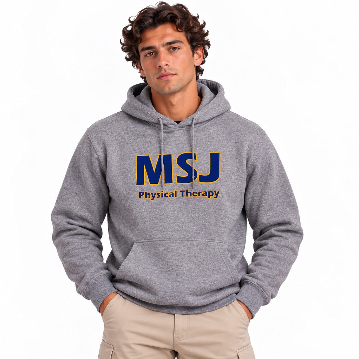 Champion Unisex Grey MSJ Physical Therapy Hoodie M – Hoodie product photo 1 | RewearableUK