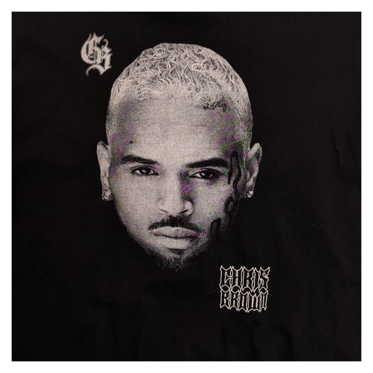 Chris Brown Breezy Bowl XX Europe 2025 Tour T-Shirt L Black Double Sided – product photo 3 | RewearableUK