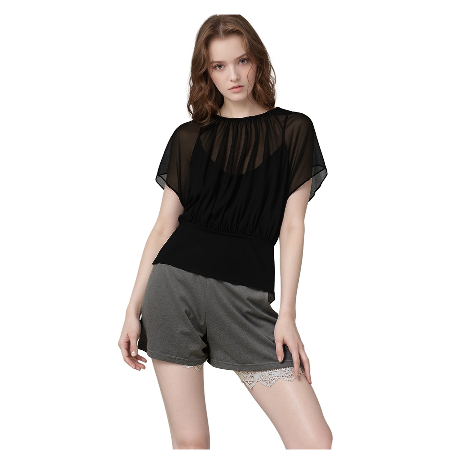 Coast Silk Chiffon Batwing Blouse Top Black | Women's UK 12 NWOT by Coast – blouse | RewearableUK