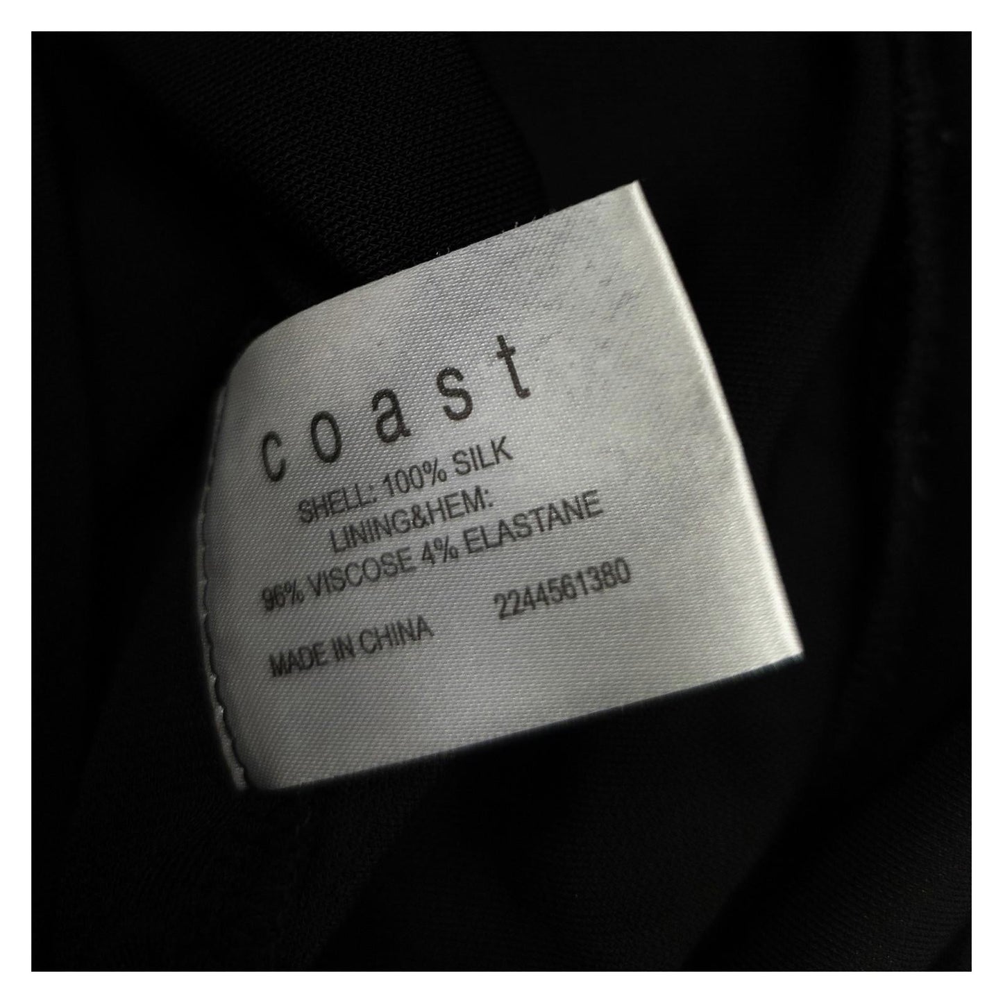 Coast Women’s Black Silk Ruffle Sleeveless Blouse Size 12 by Coast – | RewearableUK